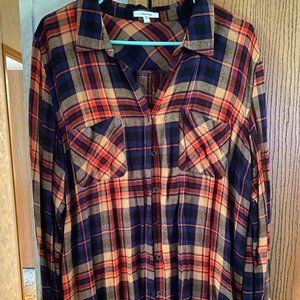 Maurices women's button down flannel